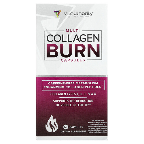Vitauthority, Multi Collagen Burn, 60 Kapseln