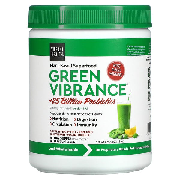 Green Vibrance +25 Bilhões de Probióticos, Versão 18.0, 660 g (23,28 oz)