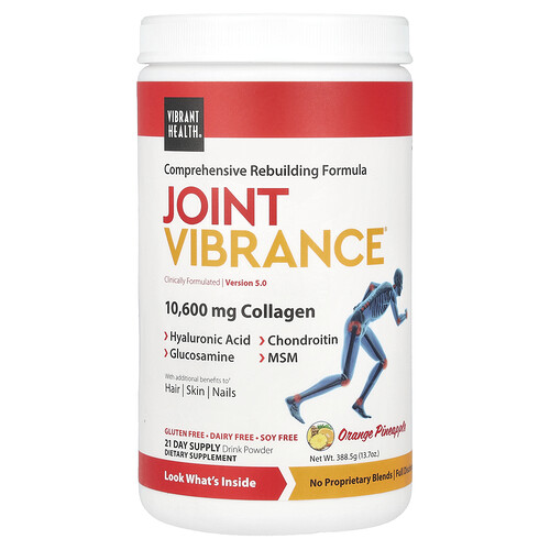 Vibrant Health Joint Vibrance, Version 5.0, Orange Pineapple, 13.7 oz (388.5 g)