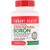 Vibrant Health, Super Natural Boron, 60 растительных капсул