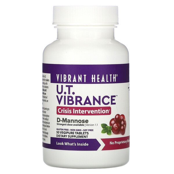 Vibrant Health‏, U.T. Vibrance, 50 Vegipure Tablets