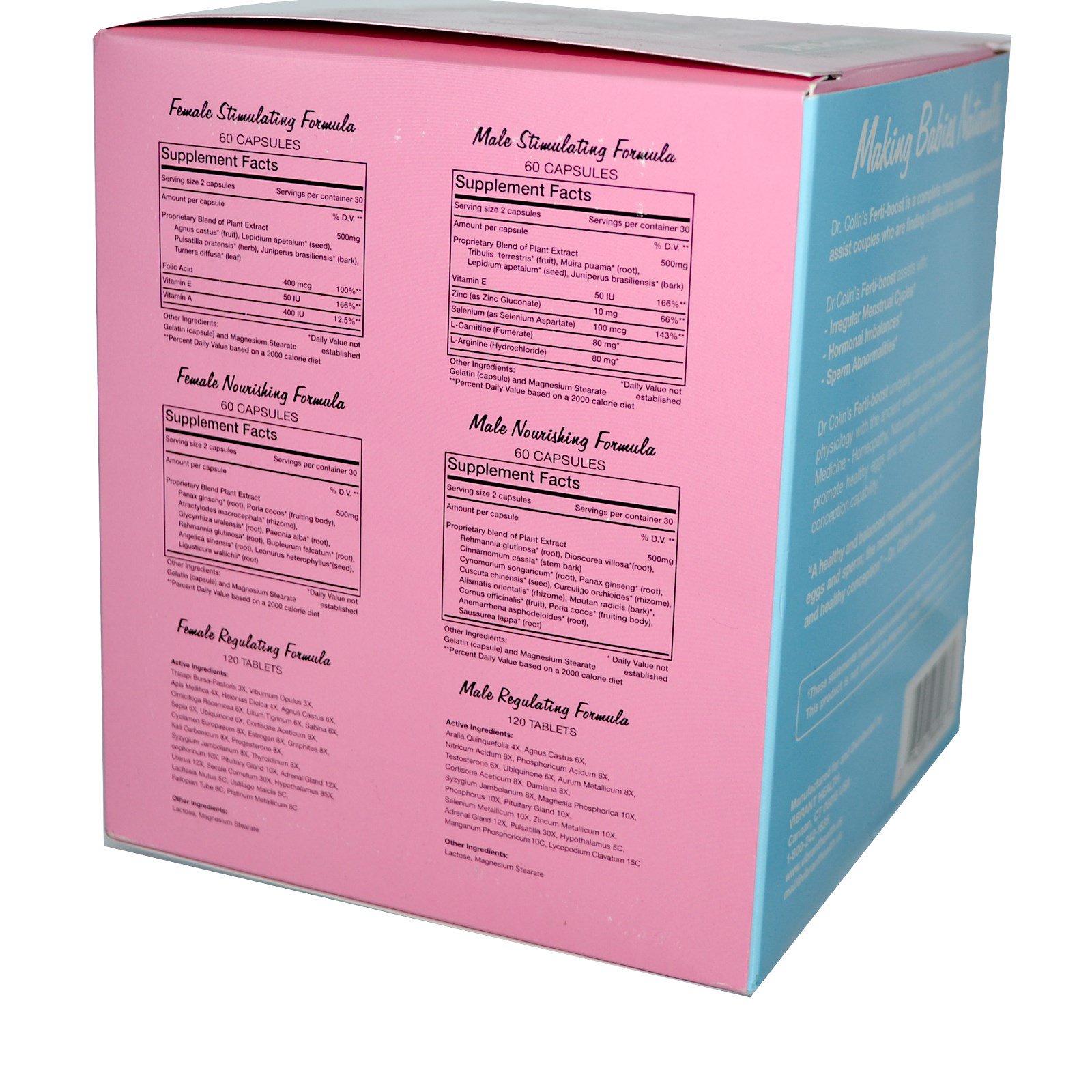 Vibrant Health, Dr Colin's FertiBoost, 6 Part Program iHerb