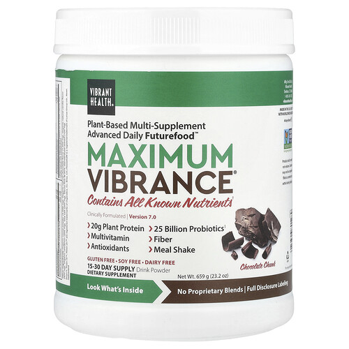 Vibrant Health Maximum Vibrance Plant-Based Blend, 724.5 g