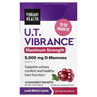 Vibrant Health, UT Vibrance™, 10 huomaamatonta pussia, 5,875 g/kpl