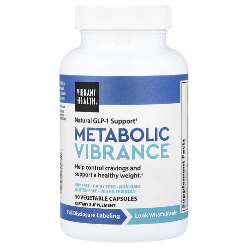 Vibrant Health, Metabolic Vibrance™, 90 Vegetable Capsules