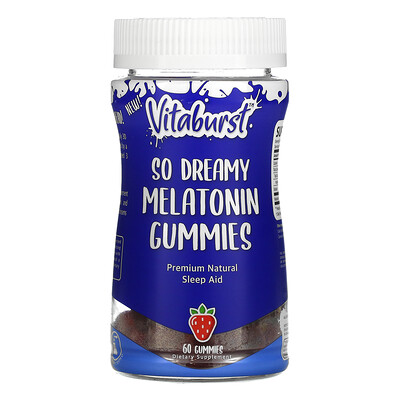 

Vitaburst So Dreamy Melatonin Gummies Strawberry 60 Gummies
