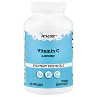 Vitacost, Vitamin C, 1.000 mg, 250 Kapsul