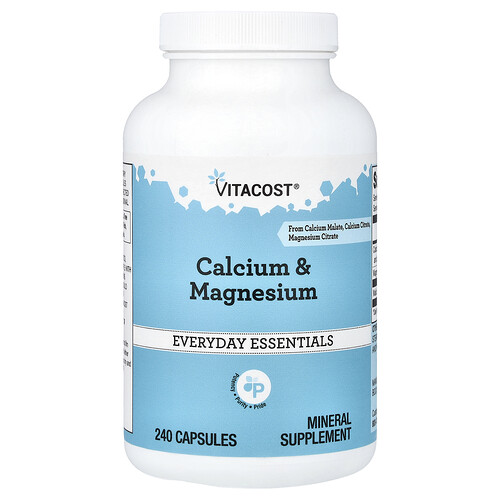Vitacost, Calcium & Magnesium, 240 Capsules