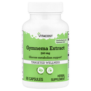 Vitacost, Gymnema Extract, 520 mg, 90 Capsules