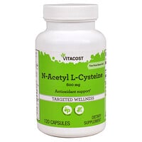 Vitacost, N-Acetyl L-Cysteine, 600 mg, 120 कैप्सूल