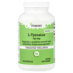 L-Tyrosine, 750 mg, 180 Capsules