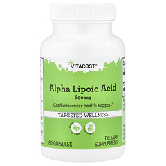 Alpha Lipoic Acid, 600 mg, 60 Capsules