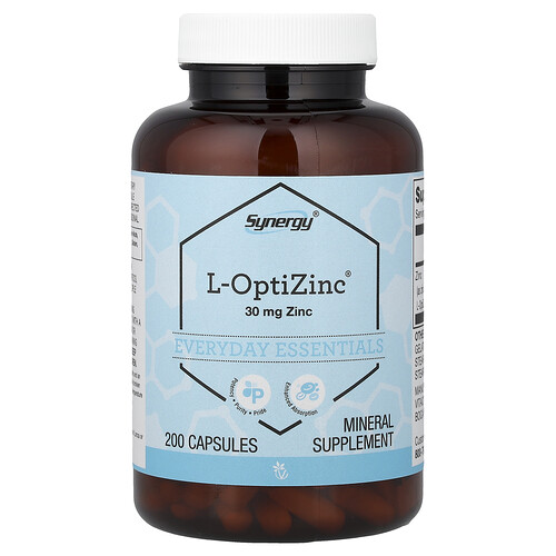 Vitacost, Synergy®, L-OptiZinc®, 30 mg, 200 Capsules
