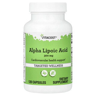 Vitacost, अल्फा लिपॉइक एसिड, 300 mg, 120 कैप्सूल