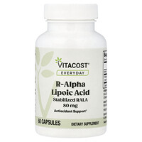 Vitacost, Everyday, R-Alpha Lipoic Acid, 80 mg, 60 Capsules