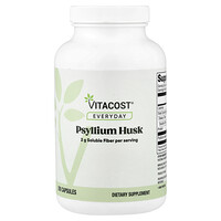 Vitacost, Cáscaras de psilio, 2625 mg, 200 cápsulas