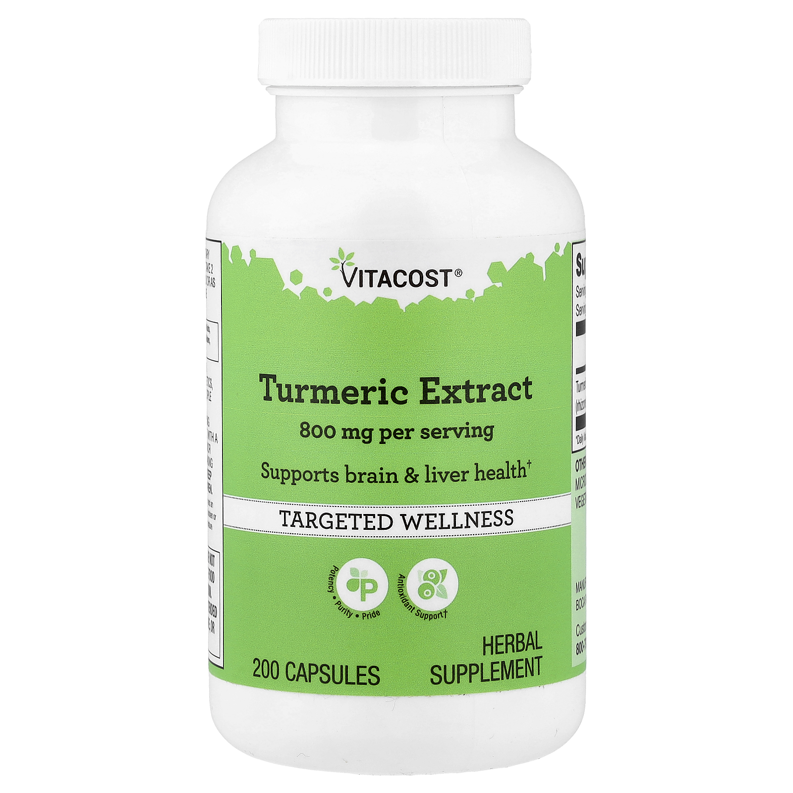 Vitacost (비타코스트), Turmeric Extract, 200 Capsules (400 mg per Capsule)