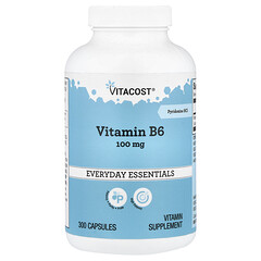 Everyday Essentials, вітамін B6, 100 мг, 300 капсул