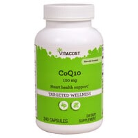 Vitacost, Коензим Q10, 100 mg, 240 капсули