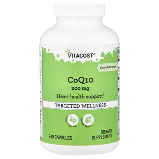 Vitacost, коэнзимQ10, 200 мг, 240 капсул