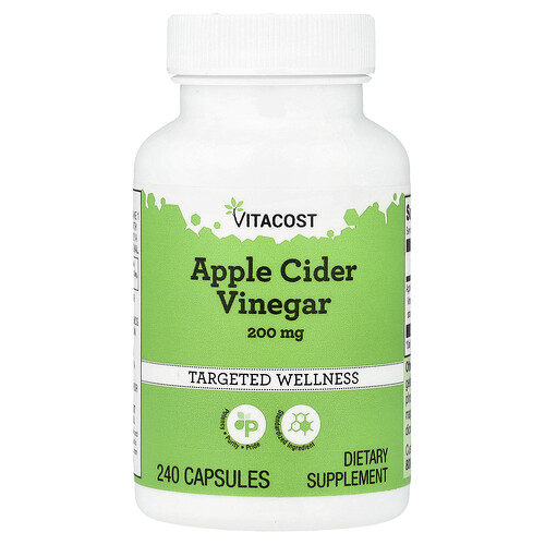 Vitacost, Apple Cider Vinegar, 200 mg, 240 Capsules