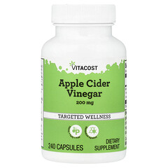 Apple Cider Vinegar, 200 mg, 240 Capsules