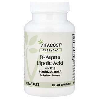 Vitacost, R-Alpha Lipoic Acid, 210 mg, 60 Capsules