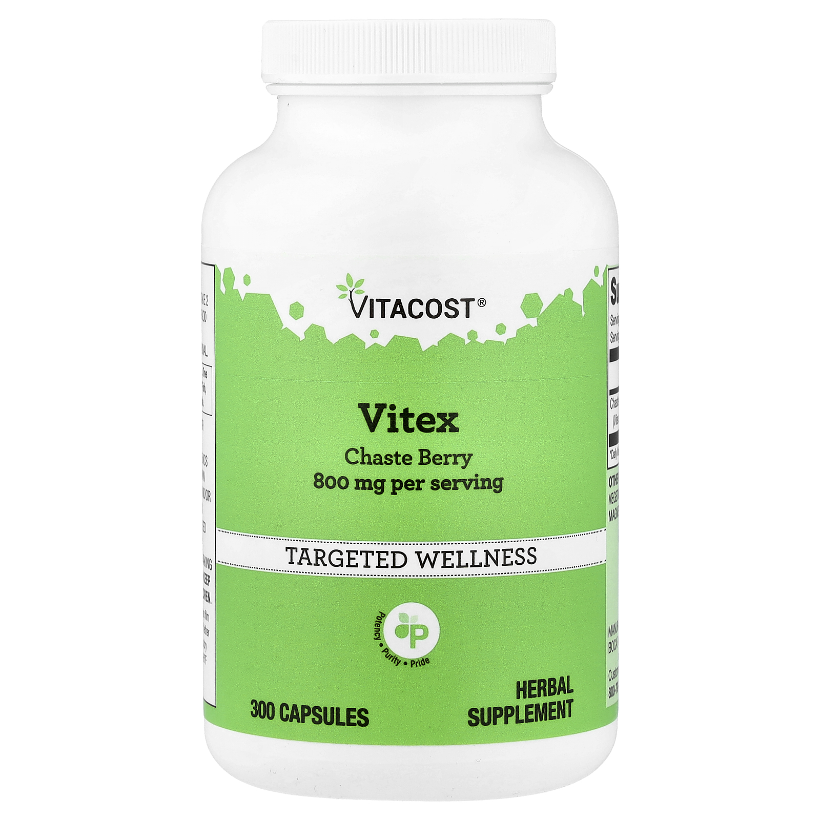 Vitacost (비타코스트), 바이텍스, 캡슐 300정(캡슐 1당 400mg)