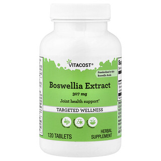 Vitacost, Extracto de Boswellia, 307 mg, 120 comprimidos