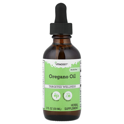 Vitacost Oregano Oil Alcohol Free 2 fl oz 59 ml