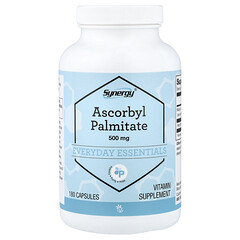 Synergy®, аскорбіл пальмітат, 500 мг, 180 капсул