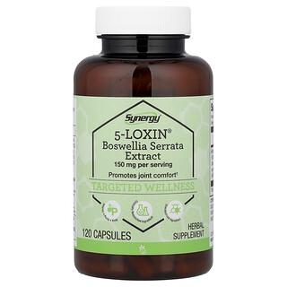 Vitacost, Synergy®, 5-Loxin®, Boswellia Serrata Extract, 120 Capsules (75 mg per Capsule)