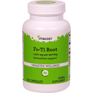 Vitacost (비타코스트), Fo-Ti Root, 1220 mg per serving, 100 Capsules