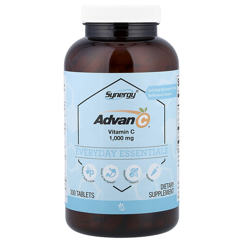 Vitacost, Synergy®, Advan-C® Including Quercetin & Citrus Bioflavonoid Complex, 300 Tablets