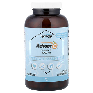 Vitacost, Synergy®, Advan-C® s kvercetinom i kompleksom citrusnih bioflavonoida, 300 tableta