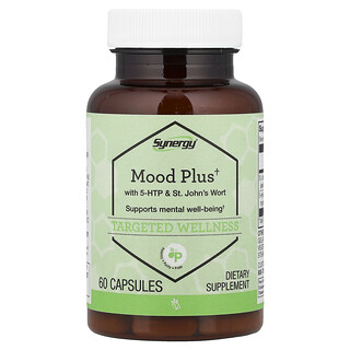 Vitacost, Synergy®, Mood Plus With 5-HTP & St. John's Wort, 60 Capsules