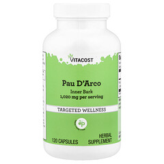 Pau D'Arco Inner Bark, 120 Capsules (510 mg per Capsule)