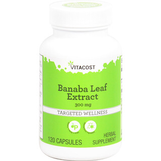 Vitacost, Banaba Leaf Extract, 300 mg, 120 Capsules