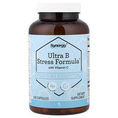 Ultra B Stress, добавка з вітамінами групи B й вітаміном C для боротьби зі стресом, 240 капсул