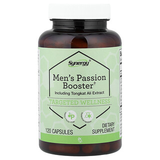 Vitacost, Synergy®, Potenciador de la pasión para hombres con extracto de tongkat ali, 120 cápsulas