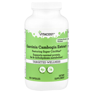 Vitacost, Garcinia Cambogia Extract Including Chromium Picolinate Featuring Super CitriMax®, 300 Capsules