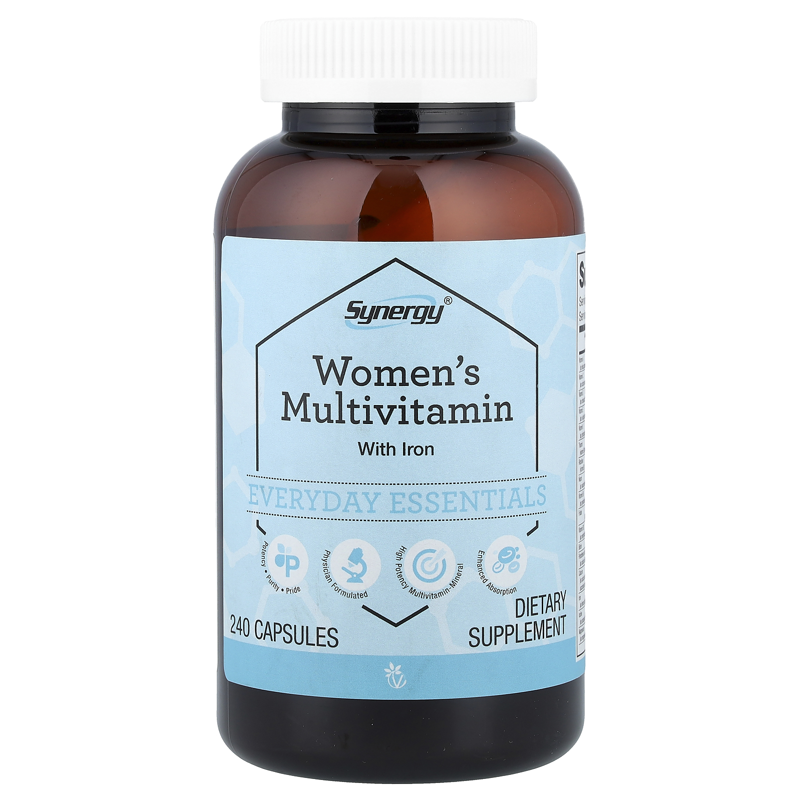 Vitacost (비타코스트), Synergy®, Women's Multivitamin With Iron, 240 Capsules
