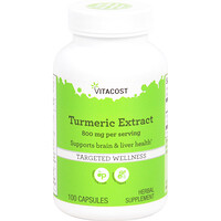 Vitacost, Turmeric Extract, Kurkumaextrakt, 100 Kapseln (400 mg pro Kapsel)