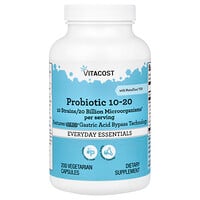 Vitacost (비타코스트), NutraFlora® FOS 함유 프로바이오틱 10-20, 베지 캡슐 200정
