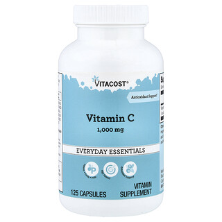 Vitacost（ビタコスト）, Vitamin C, 1,000 mg, 125 Capsules