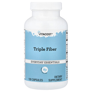 Vitacost, Triple Fiber, 100 Capsules