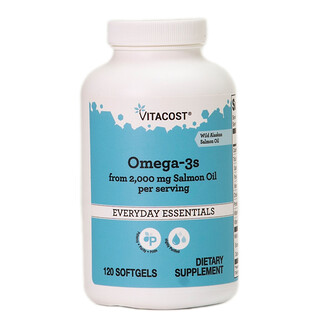 Vitacost, Oméga-3, 120 capsules à enveloppe molle