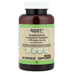 Root2®, екстракт куркуми, комплекс Curcumin C3 Complex®, 60 капсул