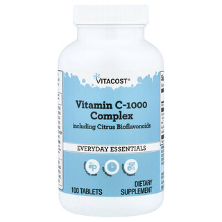 Vitacost, Σύμπλεγμα βιταμίνης C-1000 που περιλαμβάνει βιοφλαβονοειδή εσπεριδοειδών, 100 δισκία