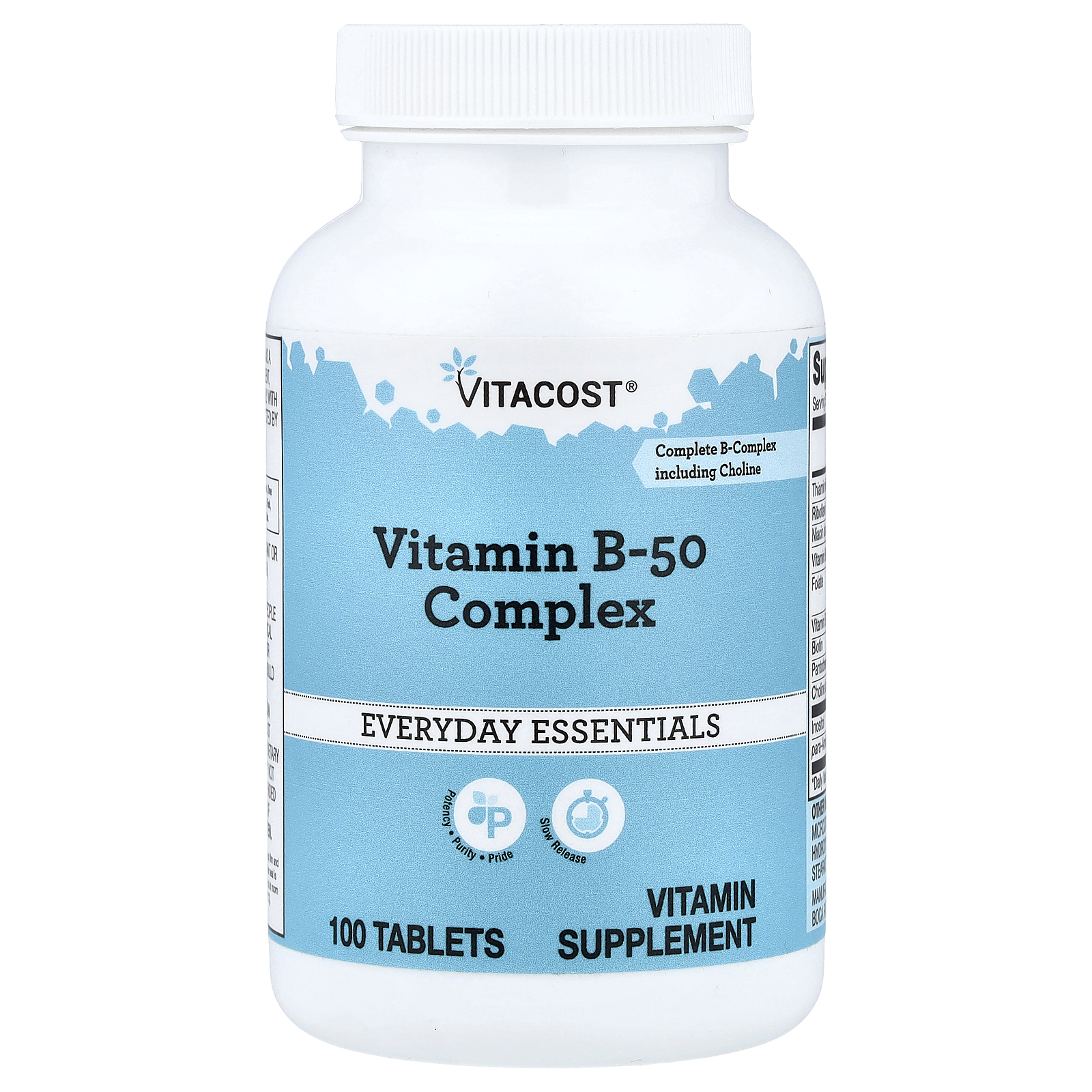 Vitacost (비타코스트), Vitamin B-50 Complex, 100 Tablets